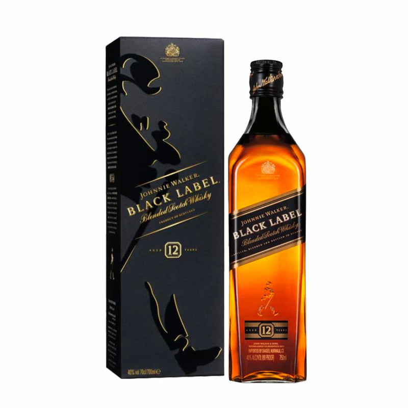 Whisky Johnnie Walker Black Label Blended 12 Year Old Cl 70