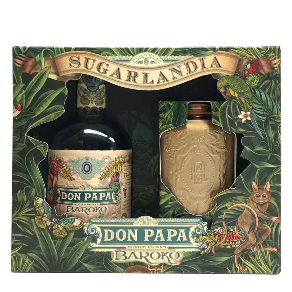 Rum Don Papa Baroko Cl 70 Limited Edition Sugarlandia con Fiaschetta –  Fenolico