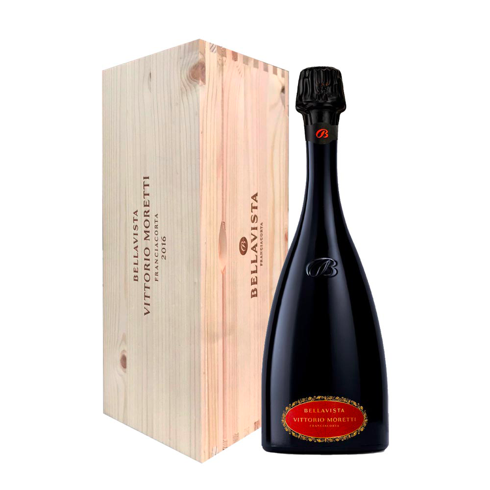 Franciacorta Bellavista Vittorio Moretti Riserva Dosaggio Zero Docg 2016 Cl 75 Cassa Legno