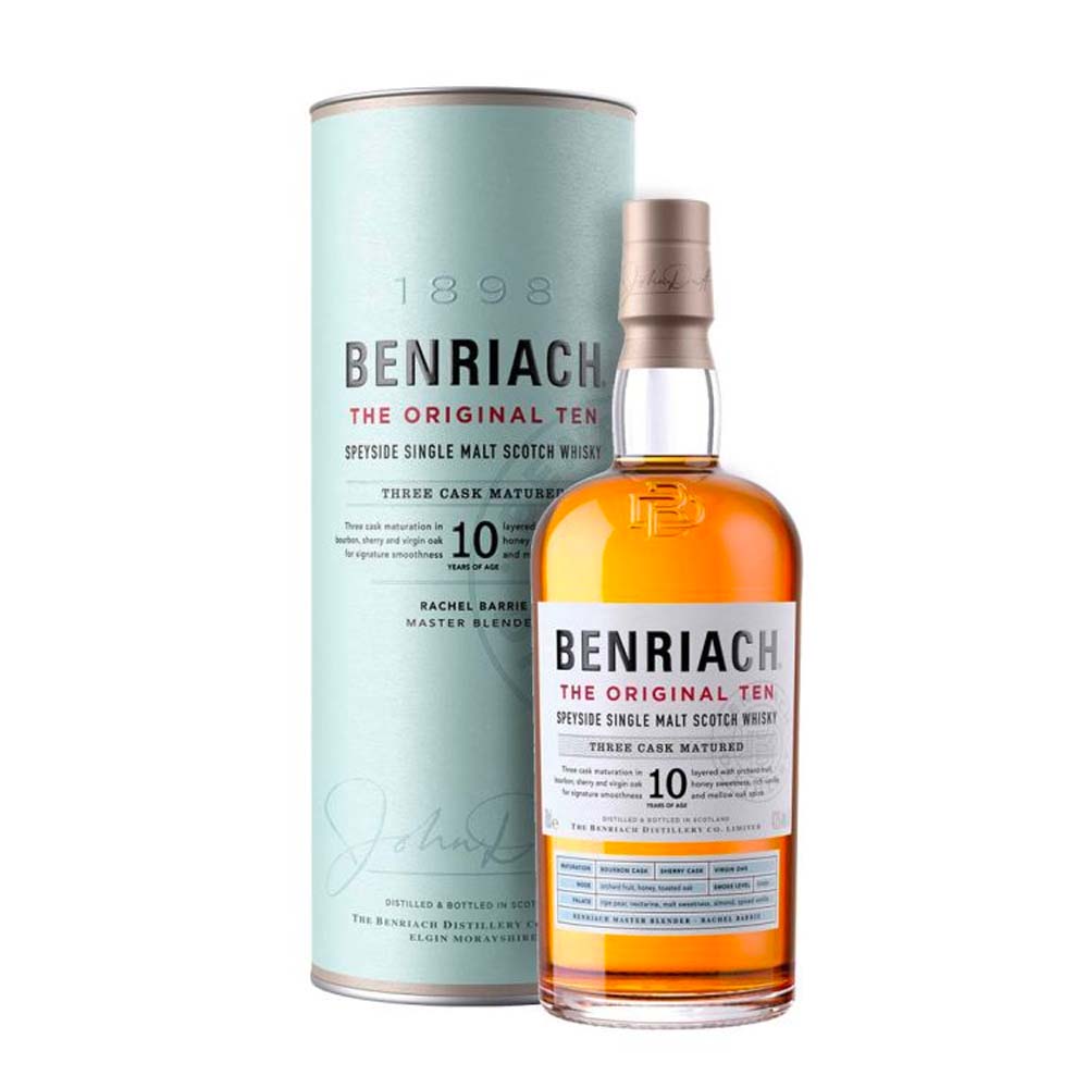 Whisky Benriach The Original Ten Three Cask Matured 10 YO Speyside Single Malt 70 Cl  Astucciata