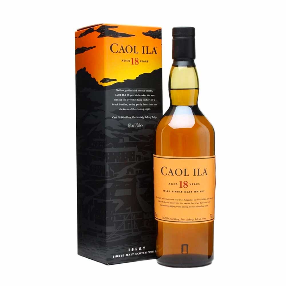 Whisky Caol Ila Single Malt 18 Year Old Cl 70 Astucciata