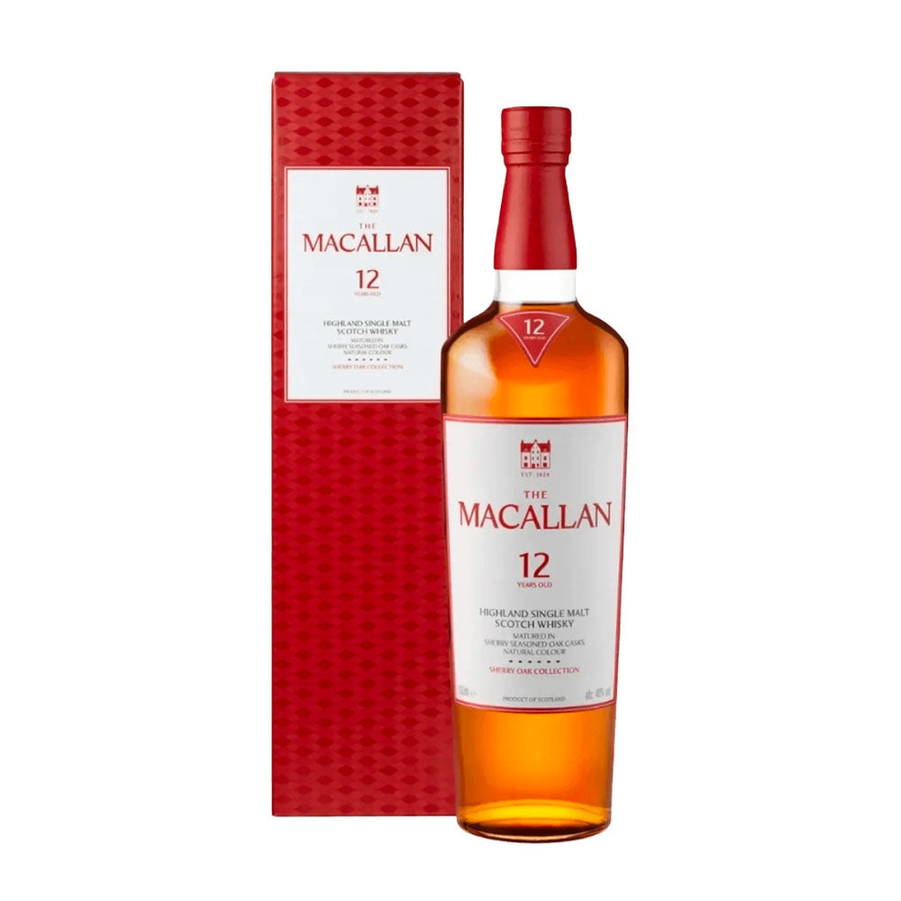 Whisky The Macallan 12 Years Old Sherry oak Cask Single Malt 2025 Cl 70 Astucciata