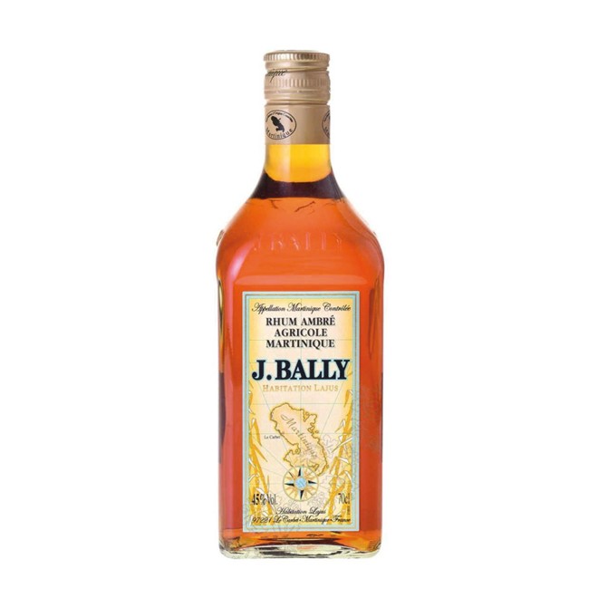 Rhum  J.Bally Ambré Agricole Cl 70