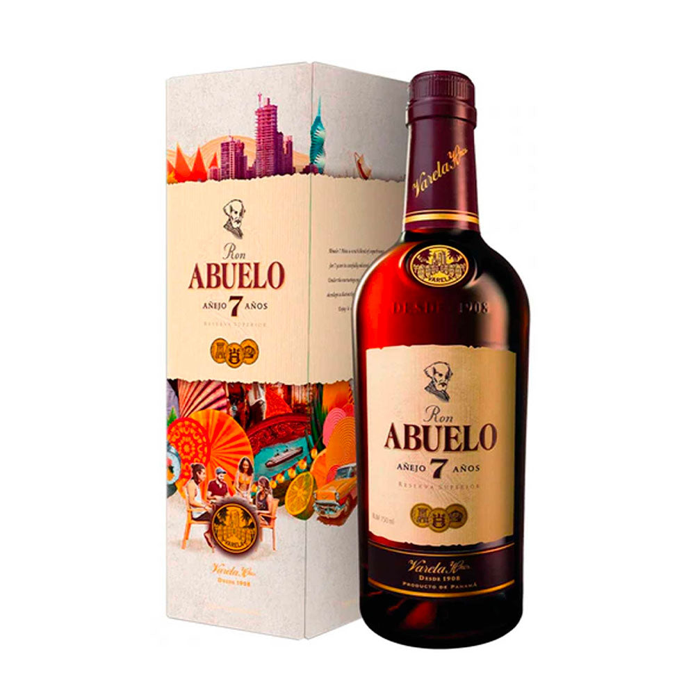 Rum Abuelo 7 Aged Cl 70 Astucciata